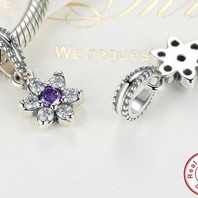 Flower Pendant Charm Beads