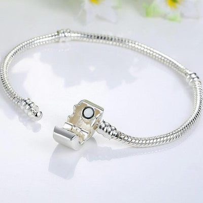 Silver Snake Chain Magnet Clasp