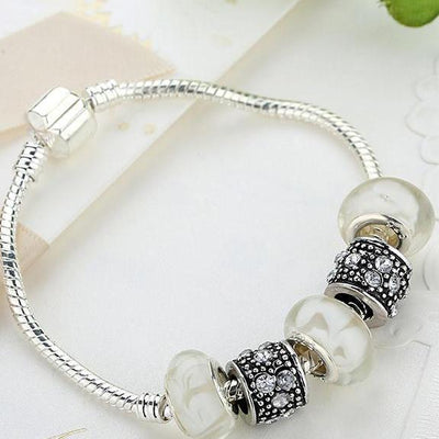 European Cheap Silver Charm Bracelets