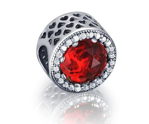 Sterling Silver Radiant Charm Beads