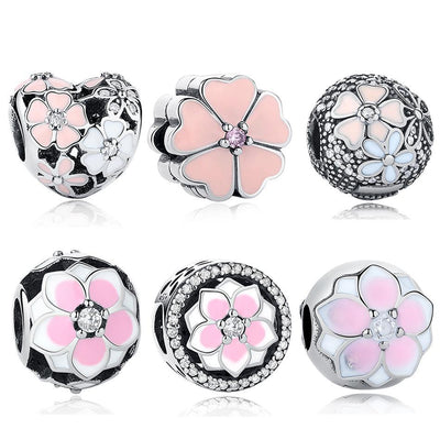 Enamel Poetic Blooms Flower