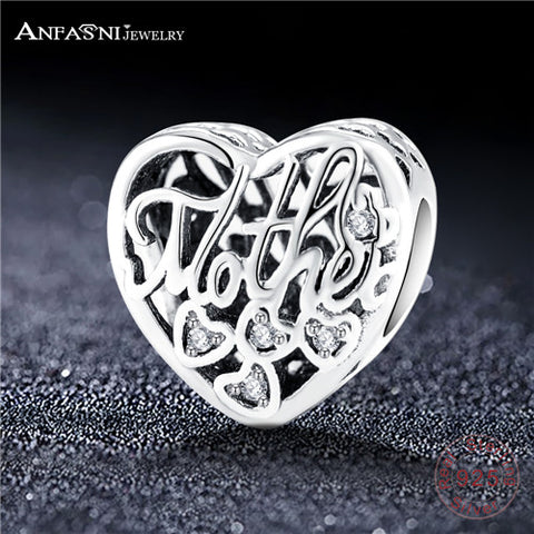 Sterling Silver Love Heart Shape Charm