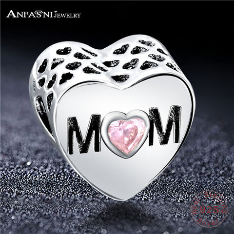 Sterling Silver Love Heart Shape Charm