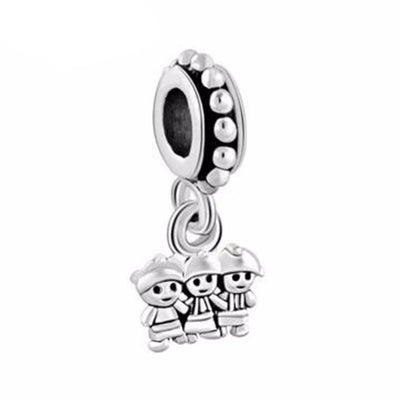 Triplets Child Pendant Charm