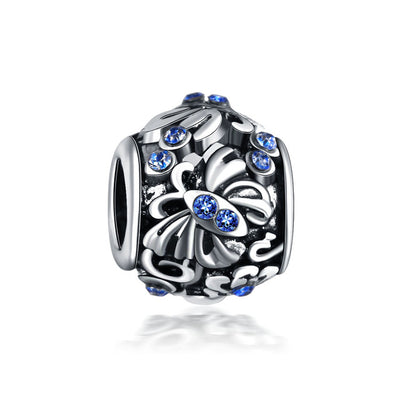 Silver Plated Bead Charm