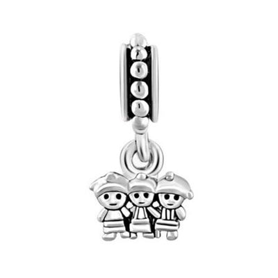 Triplets Child Pendant Charm