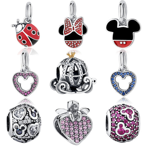 Mickey Shape Charm Beads